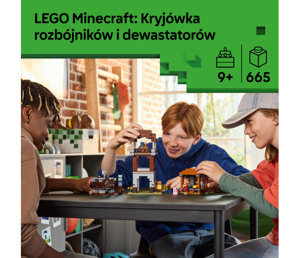 LEGO Minecraft 21278 Kryjówka rozbójników i dewastatorów - 1331614 - zdjęcie 4